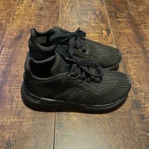 Adidas Black Swift Run Shoes - Toddlers